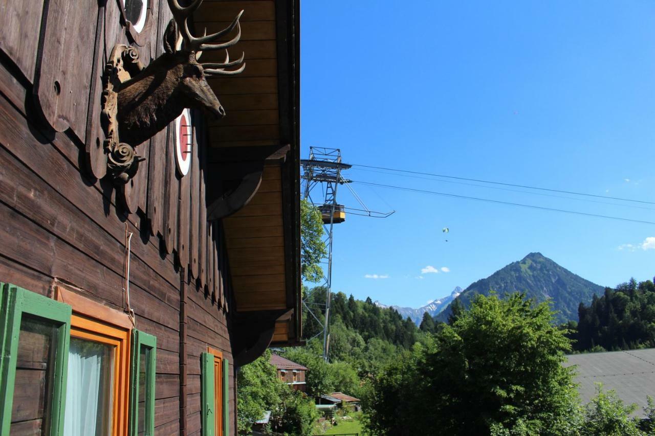 Hotel Zur glücklichen Kuh Oberstdorf Exterior foto